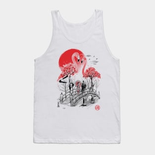 Flamingo Garden Tank Top